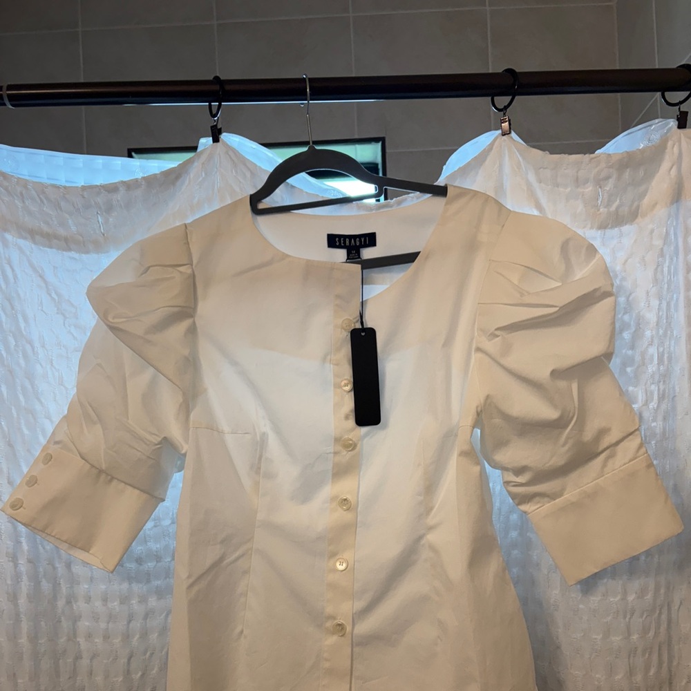 Seragyi’s Martina Puff Sleeve Blouse Size 14
